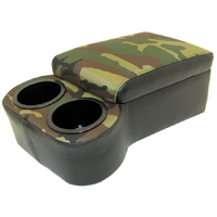 Bench Seat Center Console, Black/Camo