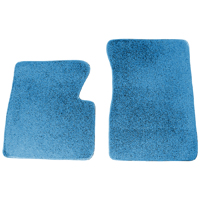 60-72 Carpeted Floor Mats, Blue Pr.