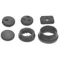 60-66 Firewall Grommet Kit, 6 Pieces