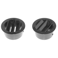 64-66 Chevrolet Defroster Vents, Black, Paint to Match