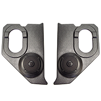 60-66 ABS Plastic Kick Panel w/ 100 Watt Speakers