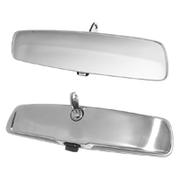60-62 Interior Rear View Mirror, Day/Night, Stainless Steel
