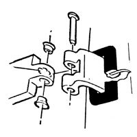 60-72 Suburban or Panel Cargo Door Hinge Grommets