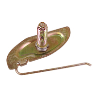 67-72 Tailgate Molding Clip, Threaded Type, Ea. 1 3/8