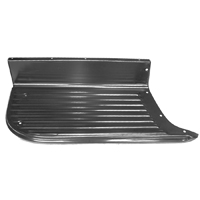 60-66 Bed Side Step, Longbed Stepside, LH, Black