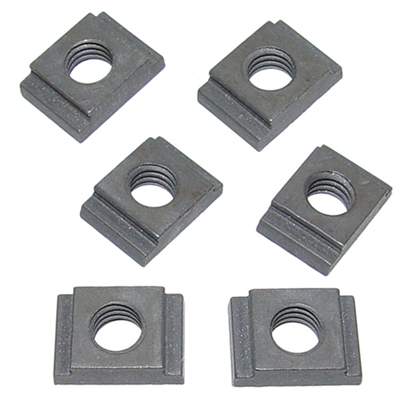 Square Nut Inserts, 5/16-18, .49 x .69 x .21 Thick, 6 Pieces
