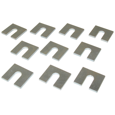 58-72 Chevrolet Car - Front End Body Shims, Thick, Set of 10 Pieces