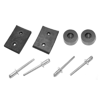 60-61 Hood Bumpers, 8 Pcs.