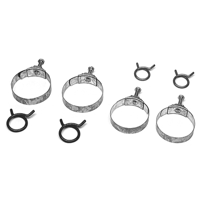 61-68 Chevrolet Car Radiator & Heater Hose Clamp Set