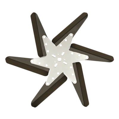 58-72 STAINLESS FLEXIBLE FAN BLADE, 6-BLADE, 17