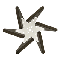 58-72 STAINLESS FLEXIBLE FAN BLADE, 6-BLADE, 17