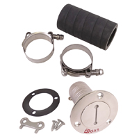 Flush Mount Fuel Tank Filler Kit, Universal