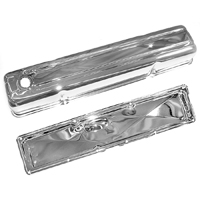 60-62 Chevrolet 6 Cylinder Valve Cover & Side Cover Set, Chrome 235, 261, Hardware Included