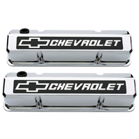 73-87 SB Competition Style, Chrome Cast Aluminum Valve Cover