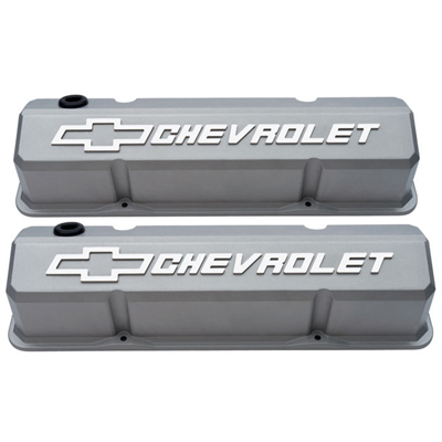 67-81 Camaro Valve Covers Small Block Raw Finish Competition Valve Covers