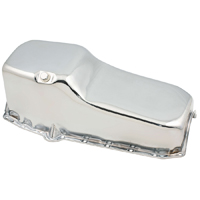 67-78 Camaro Oil Pan Steel Reproduction, Small Block, Chrome