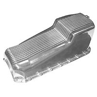 60-79 Oil Pan, Small Block V8, Polished Aluminum