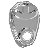 47-62 6 Cyl. Timing Chain Cover, Chrome