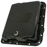 TH700R4 Transmission Oil Pan, Steel Black