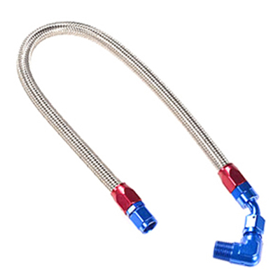 64-72 Chevelle / El Camino Big Block Fuel Pump To Dual Feed Inlet, Hose & Fitting Kit