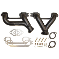 60-62 Chevrolet 235, 261 Tube Headers, Black