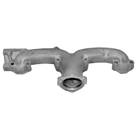 60-72 Small Block Exhaust Manifold, LH, 2 1/2
