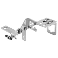 60-72 Accelerator Cable & TH350 Kickdown Bracket Kit, Univeral, Chrome