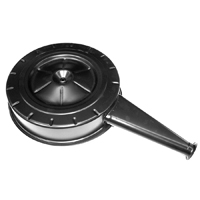 64-65 Air Cleaner, Original Style, Small Block, Black, 4 3/8