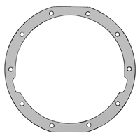 60-63 1/2 Ton 4 x 4, 10 Bolt Front of Rear Differential Housing Cover Gasket