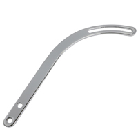 60-72 Chrome Alternator Bracket, Upper Straight Arm, Small Block