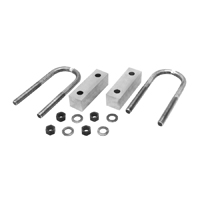60-72 Rear Lowering Block Kit, 1/2
