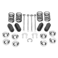 64-70 3/4 & 4x4, 65-70 1 Ton, Front, 64-70 3/4Ton w/ Coil Springs Rear, Brake Shoe Hold Down Kit