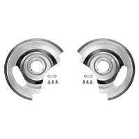 60-87 1/2 Ton Disc Brake Backing Plates, LH & RH, Cad Plated