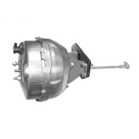 60-62 1/2 Ton Brake Booster w/ Bracket, Gold Cadmium Plated, 9