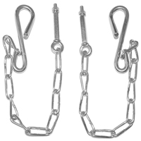60-72 Stepside Tailgate Chains, Cadmium Plated
