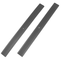 60-72 Stepside Tailgate Chain Covers, Black, Pr.