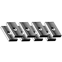 60-72 Shortbed Bed Wood Mounting Pad Kit, 8 Pcs. Rubber