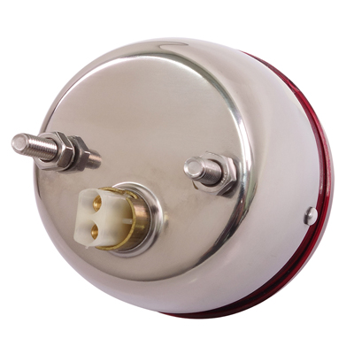 60-66 Stepside Tail Light Assembly, LH or RH, Stainless Steel