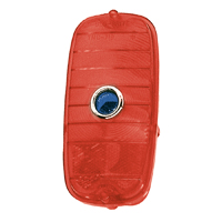 60-66 Fleetside Tail Light Lens Plain, Red w/ Blue Dot