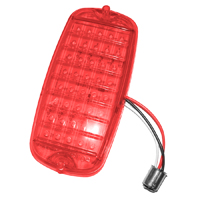 60-66 Fleetside Tail Light Lens, L.E.D. Red Lens