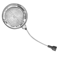 60-66 Fleetside Back-up Light Assembly w/ Chrome Bezel