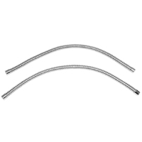 60-72 Stepside Tail Light Wire Covers, Stainless Steel