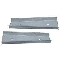 60-66 Stepside Rear Bumper Bracket Gravel Shields, Pr.