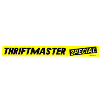 60-61 235 6 Cyl. Valve Cover Decal, Thriftmaster Special, Black on Yellow