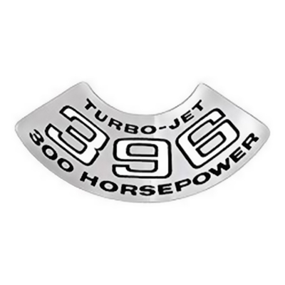 Big Block Air Cleaner Decal, 396 Turbo-Jet 300 Hp