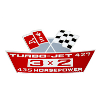 Tri-Power 435 HP Big Block Air Cleaner Decal
