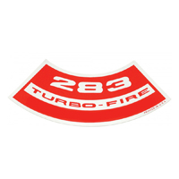 283 Turbo-Fire Small Block Air Cleaner Decal