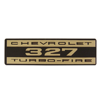 Full Size  Valve Cover Decal 327 Turbo Fire ( Paper )