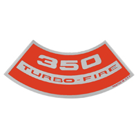 350 Turbo-Fire Small Block Air Cleaner Decal