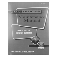60-61 GMC Shop / Service Manual